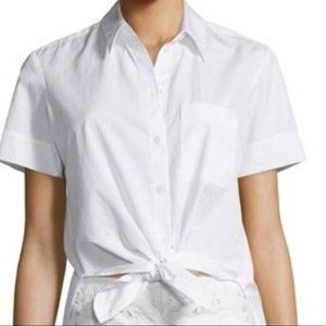 🔥 Sale Theory Hekanina Linen Top Size S